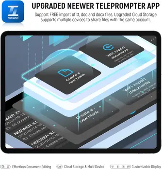NEEWER Remote Control RT111 for NEEWER Teleprompter App, Upgraded with Direct Bluetooth Connection and Silent Button detail image