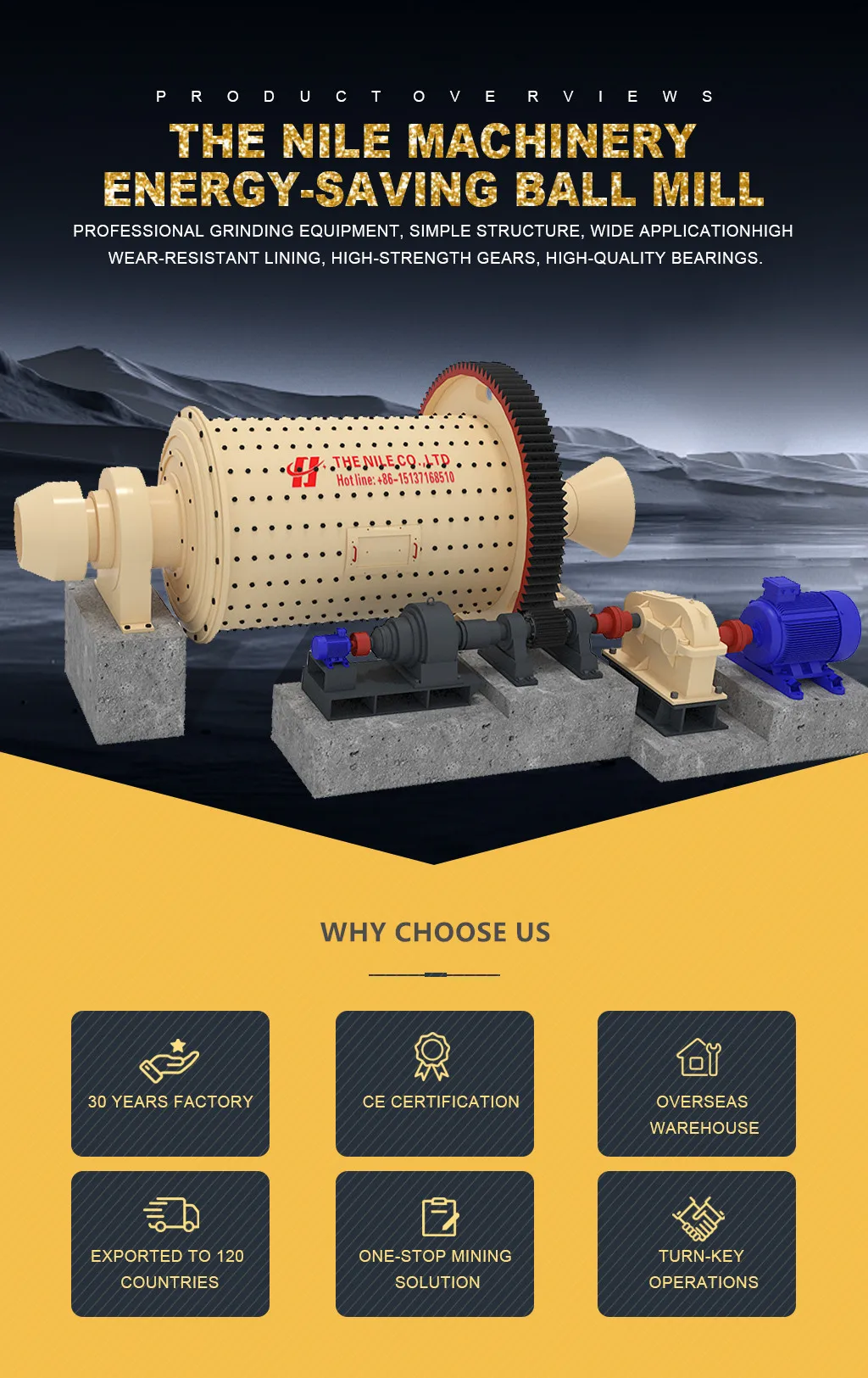 Portable Feldspar Gypsum Powder Ball Mill Grinding Mill Machines