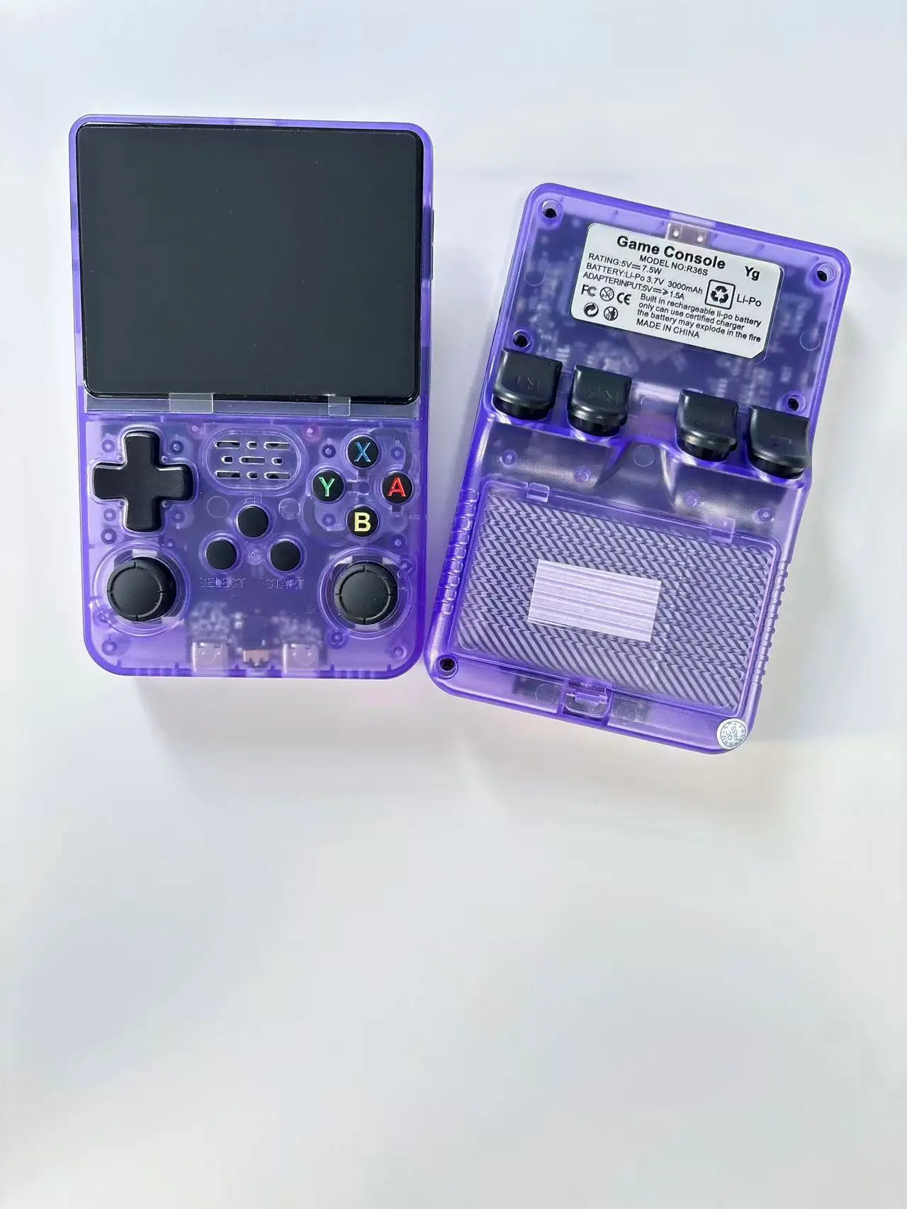 Consola Retro Portátil R36S Con 20,000 Juegos Y Pantalla HD | Emulador De Videojuegos Clásicos Con Linux Y Joysticks Duales | Regalo Para Adultos Y Niños