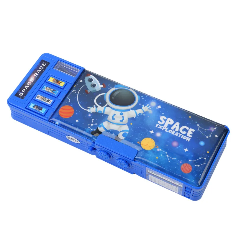 Hot-selling Transformable Multifunctional Technology Primary School Student Password Lock Pencil case