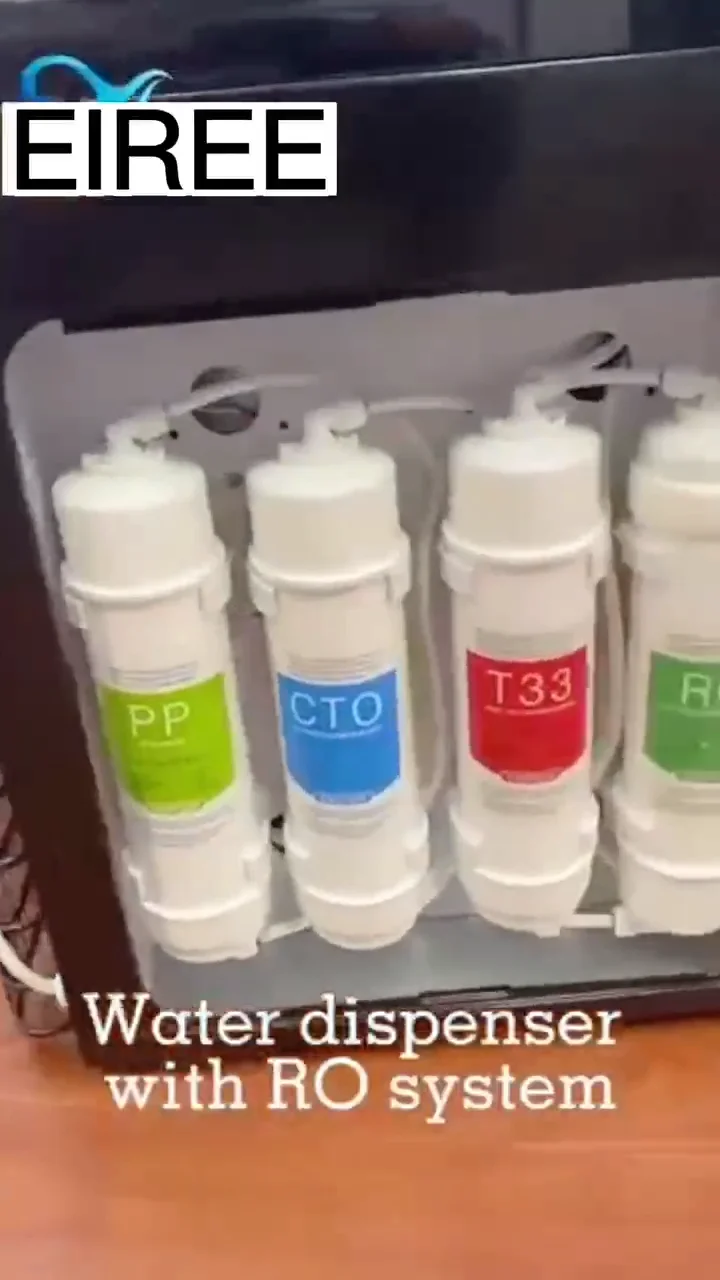 Desktop Sparkling Water Dispenser Commercial Soda Water Black Hot Warm Cold Water Dispenser