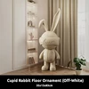 Off-white Cupid Rabbit Floor Ornament