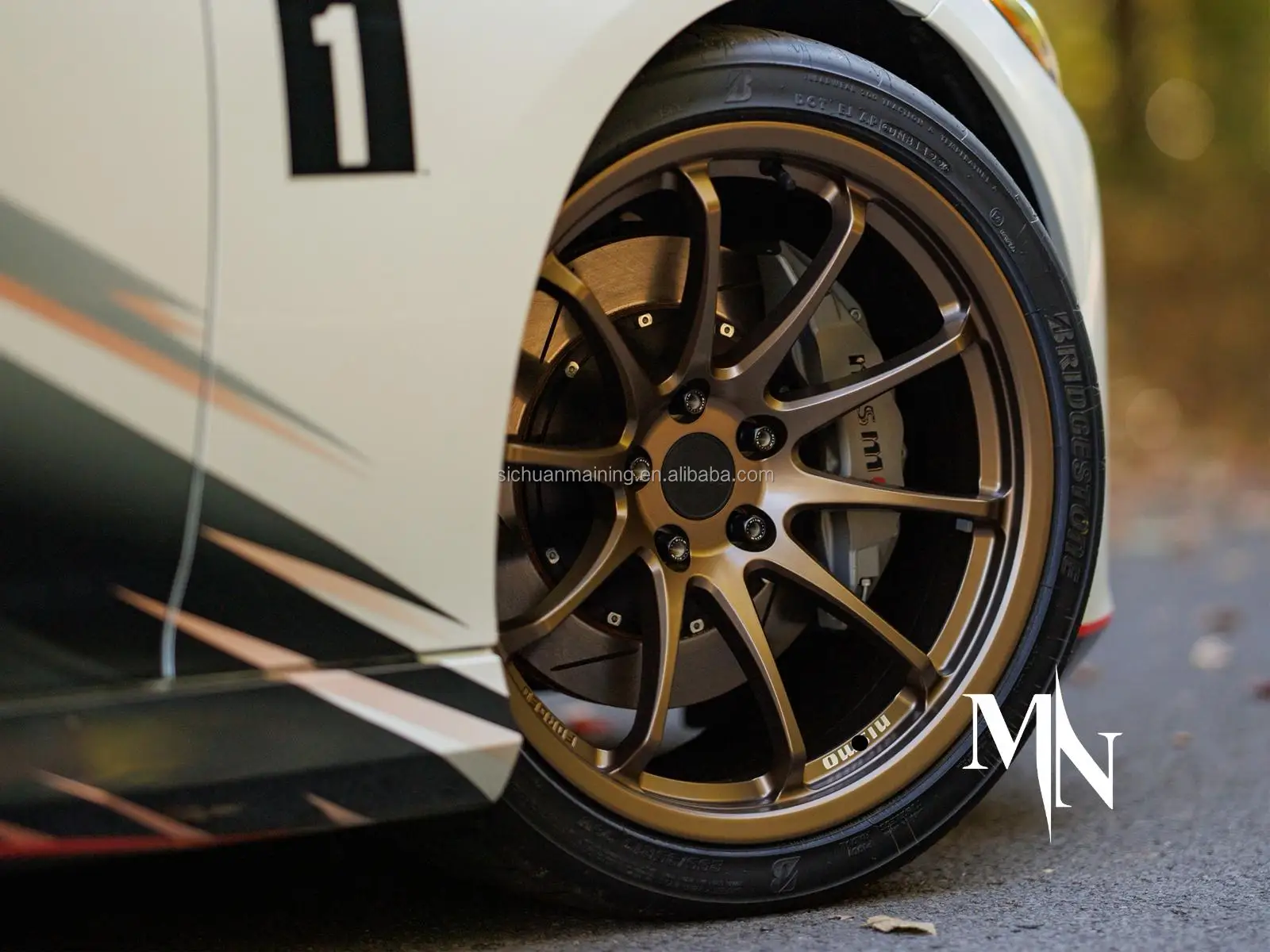 Custom Black Anthracite Bronze Alloy Wheels for NISMO LM RS1