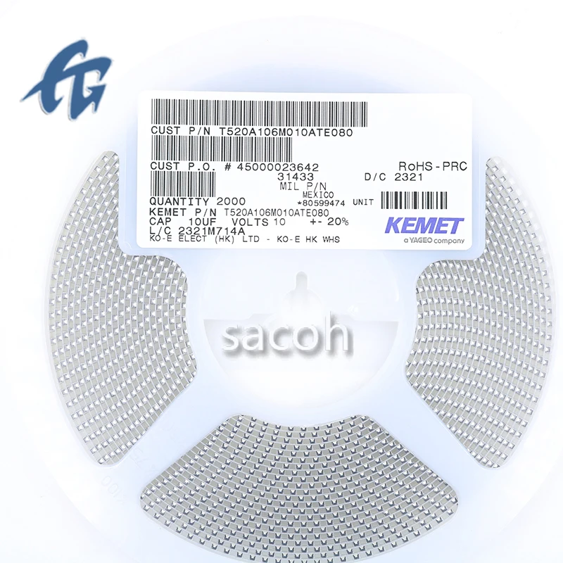 (SACOH Electronic Components)T520A106M010ATE080