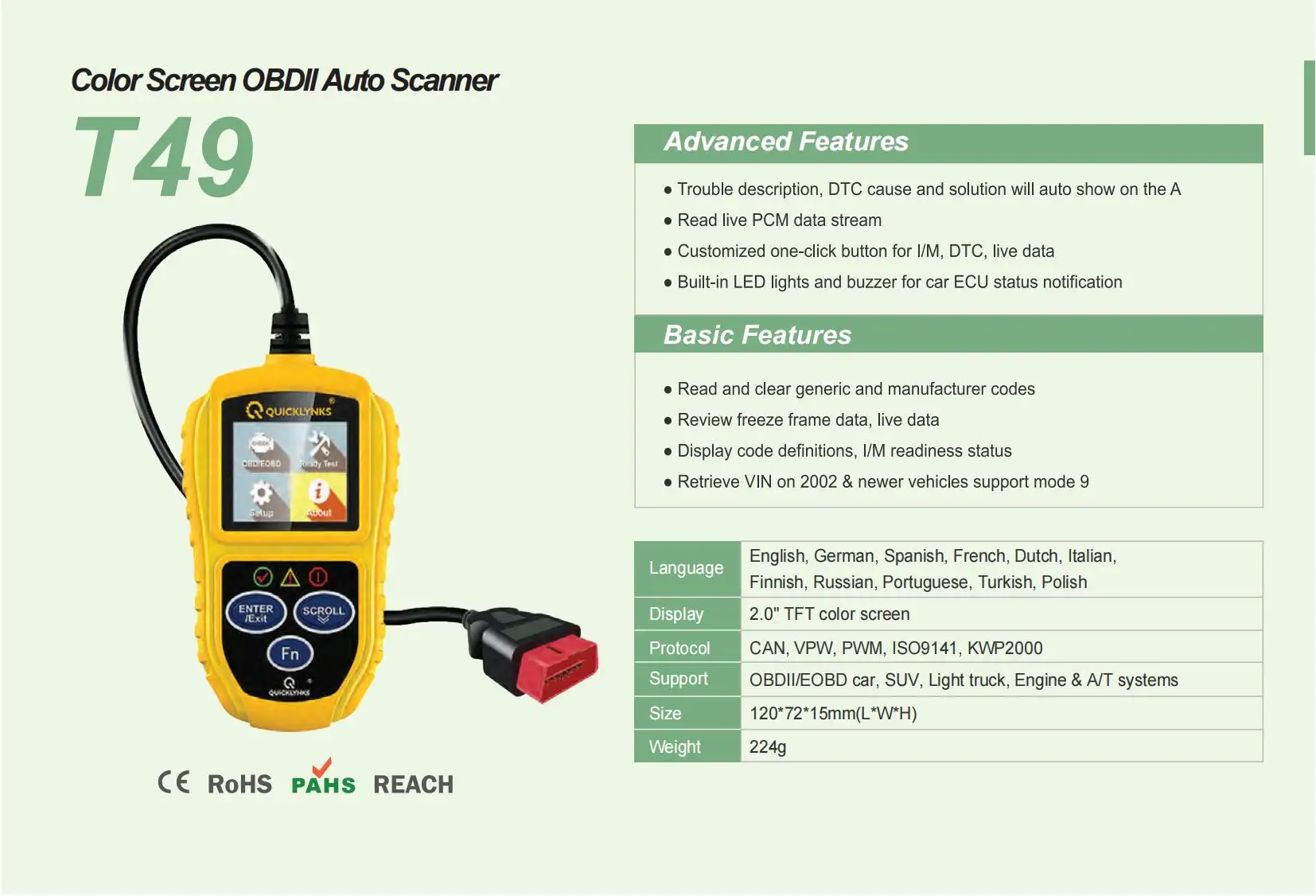 Professional Automotive Repair Tool Car Diagnostic Software Free Download 12v 24v Car Battery Capacity Tester Trusted