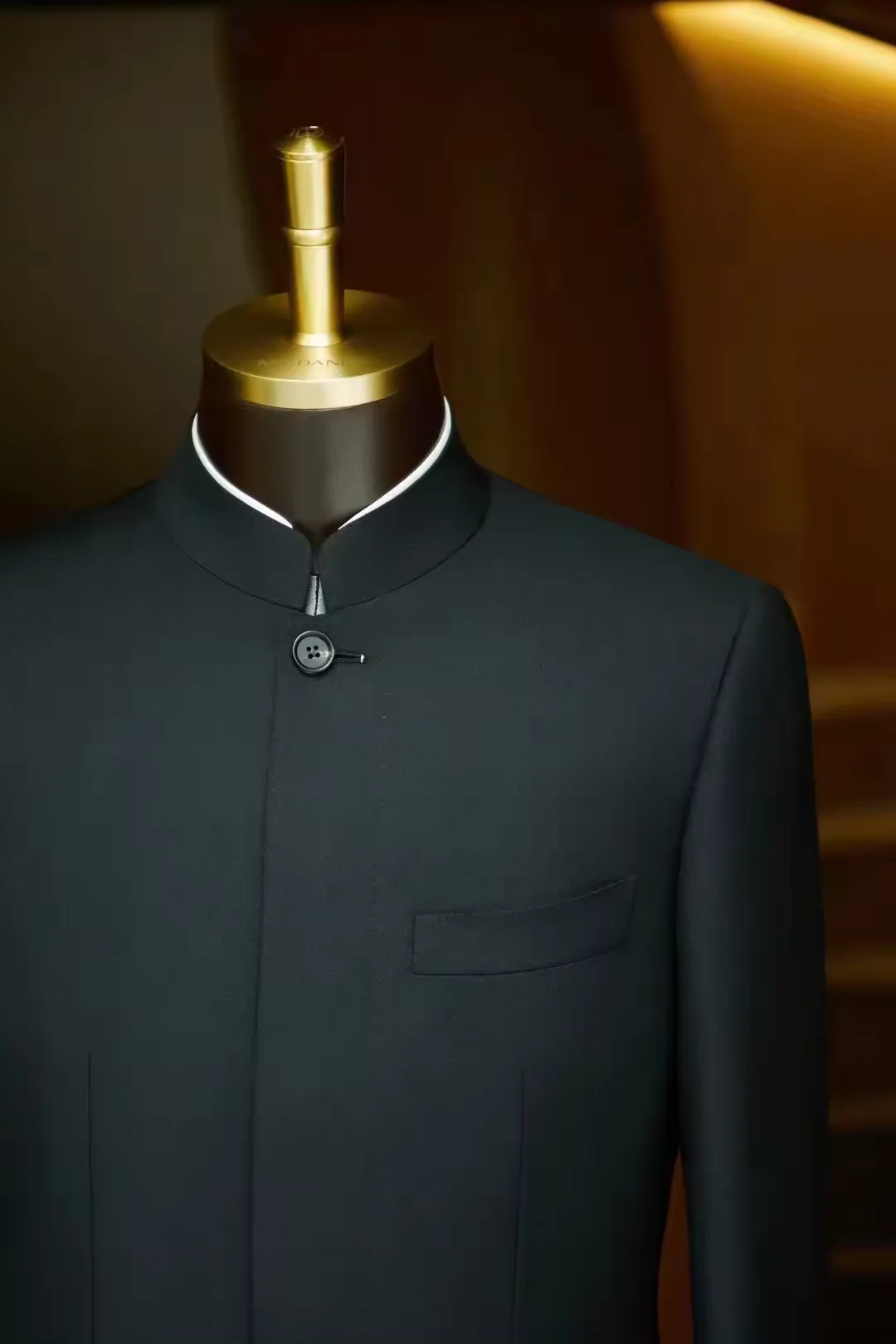 Classic Stand Collar Wedding Men's Suit Office Work Business Male Suits Costume Hommes T aperçu 2