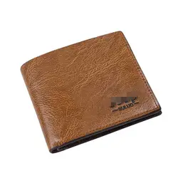 Fashionable Classic Men Wallet High Quality PU Men Wallets Multilayer Opening Large Capacity Men Card Bag