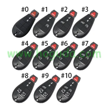Car keyless key For Chrysler 2 3 4 5 6 7 button remote key with 315/433Mhz ID46 PCF7941 Chip FCCID M3N5WY783X