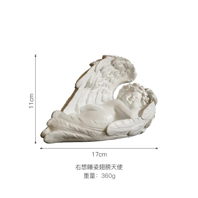 Alibaba.com: MSA 1J907002 Resin Angel Statuette, White Home