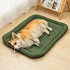 Coussin de canapé-cachemire vert foncé