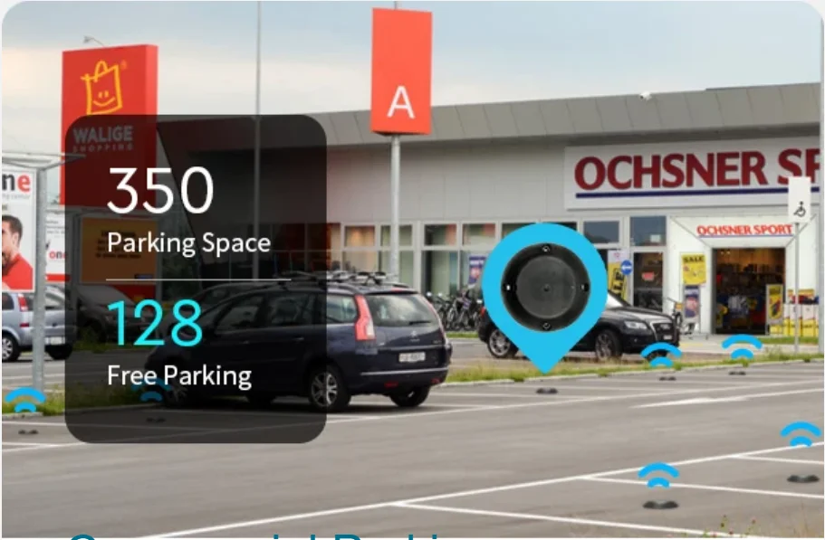 Microwave Radar Geomagnetic Detection Wireless Vehicle Detection Sensor IP68 Rating LoRaWAN V1.0.3 Class >99% Manufacturer
