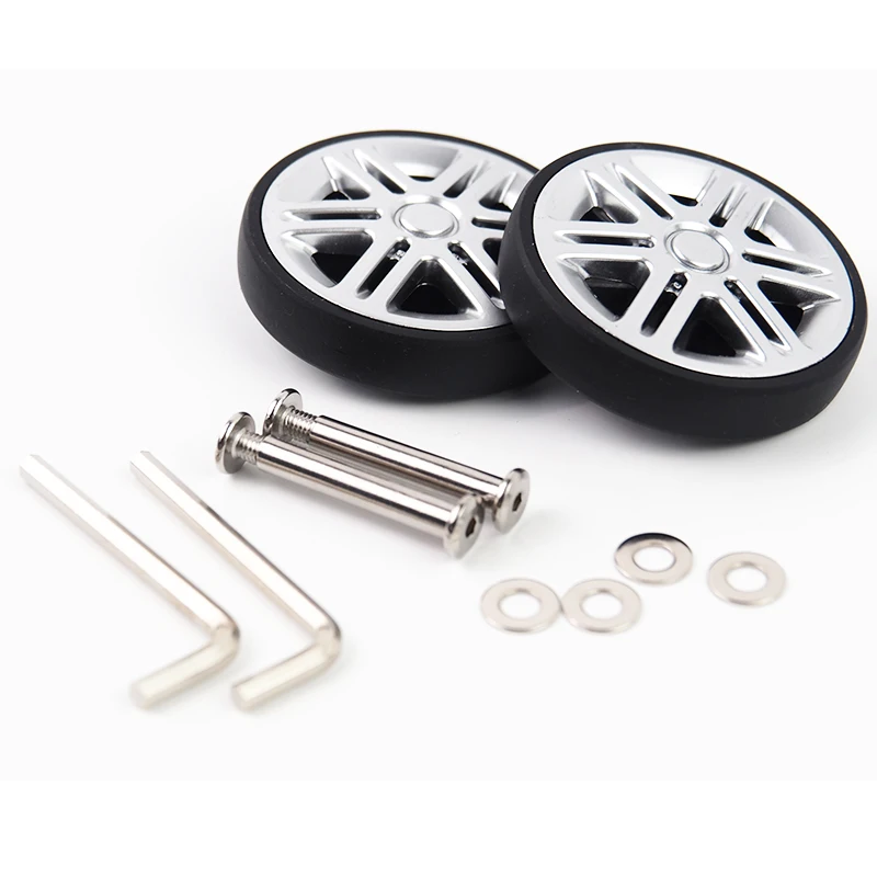 Koffer Caster 50/55/60mm Trolley Case Pulley Wheel 20/24/28inch