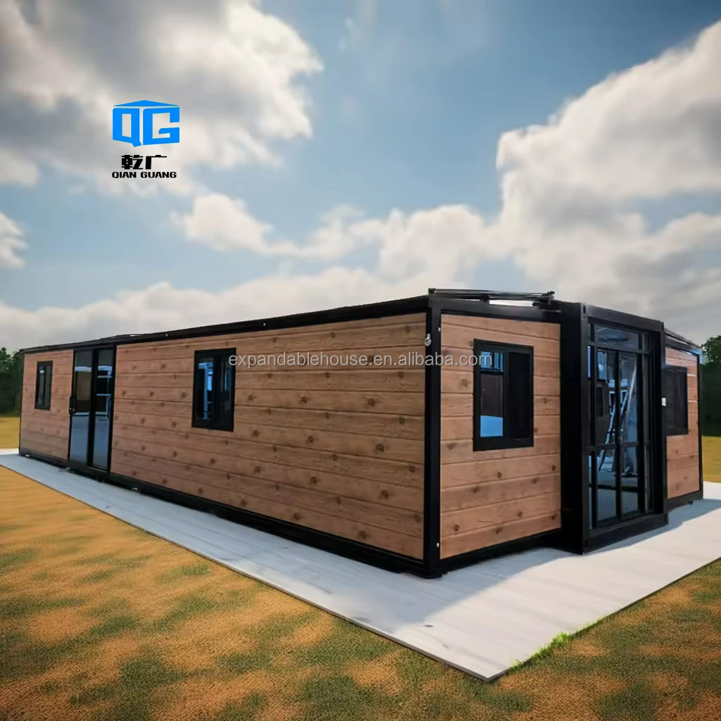 Luxury 40ft Modern Design Prefab Steel Expandable House 3 Bedroom ...