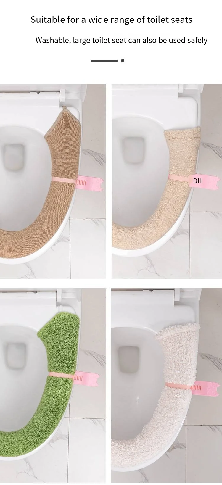 Household toilet seat handle lifter  lifter anti-dirty hands  handle toilet solid color toilet lid handle manufacture