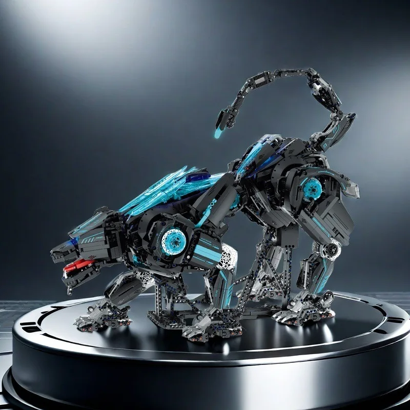 IM.Master 6857 Cyberpunk Mechanical Leopard Building Block Set