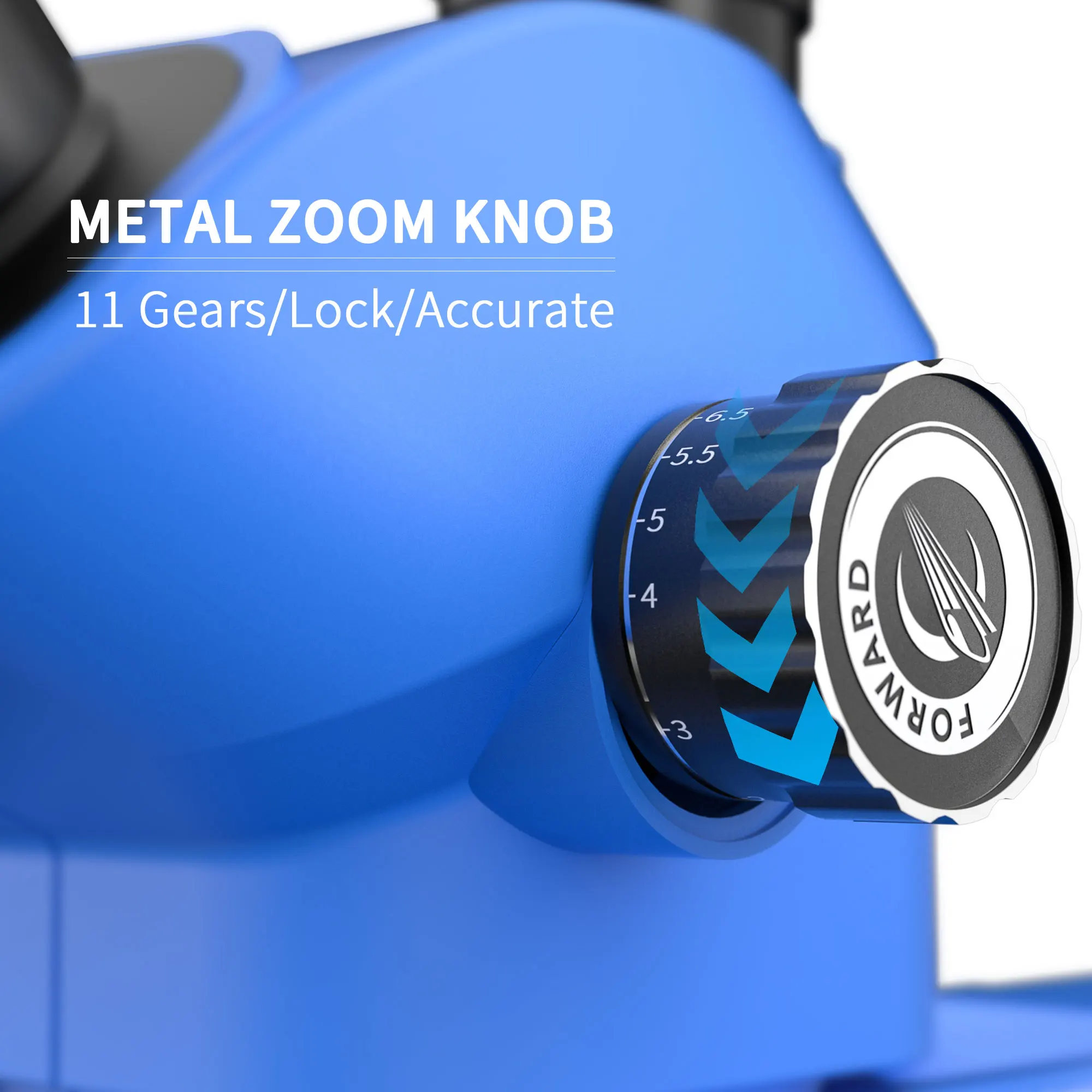 Forward New Portable Large Slide Base Microscope 6.5-65X