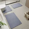 Colorful Velvet Toilet Seat Cover - Minimalist Navy Blue