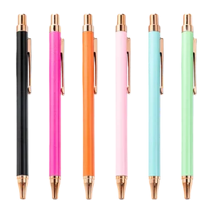 Quality Metal Promotional Ballpoint Pen with Engraving Custom Logo for Students and Advertising Activities