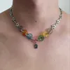 Button necklace