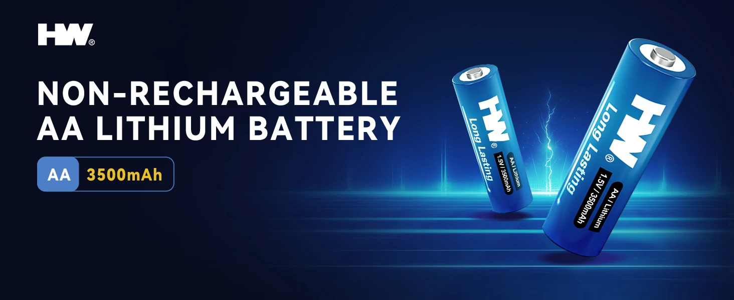 hw 24 pack non rechargeable aa lithium batteries 15v 3500mah-0