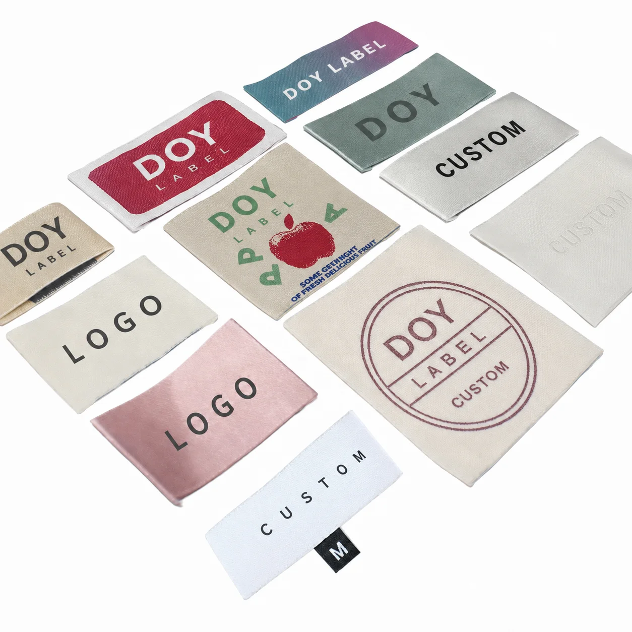 High Density Jacquard Tags - Custom Weaving for Clothing
