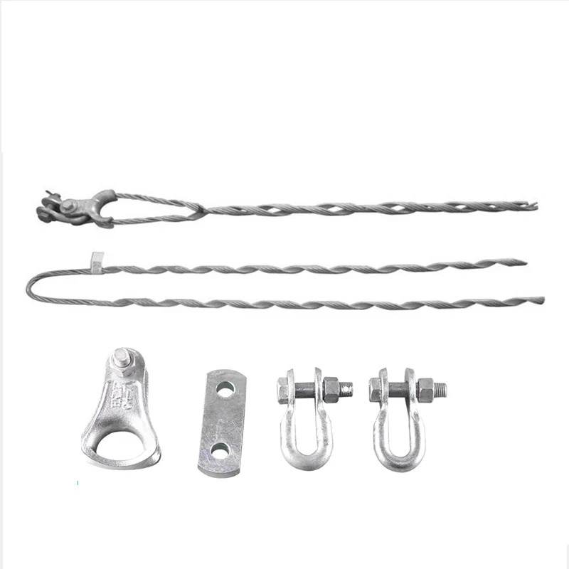 Dead End Clamp Guy Grip Preformed Tension Clamp For ADSS Cable