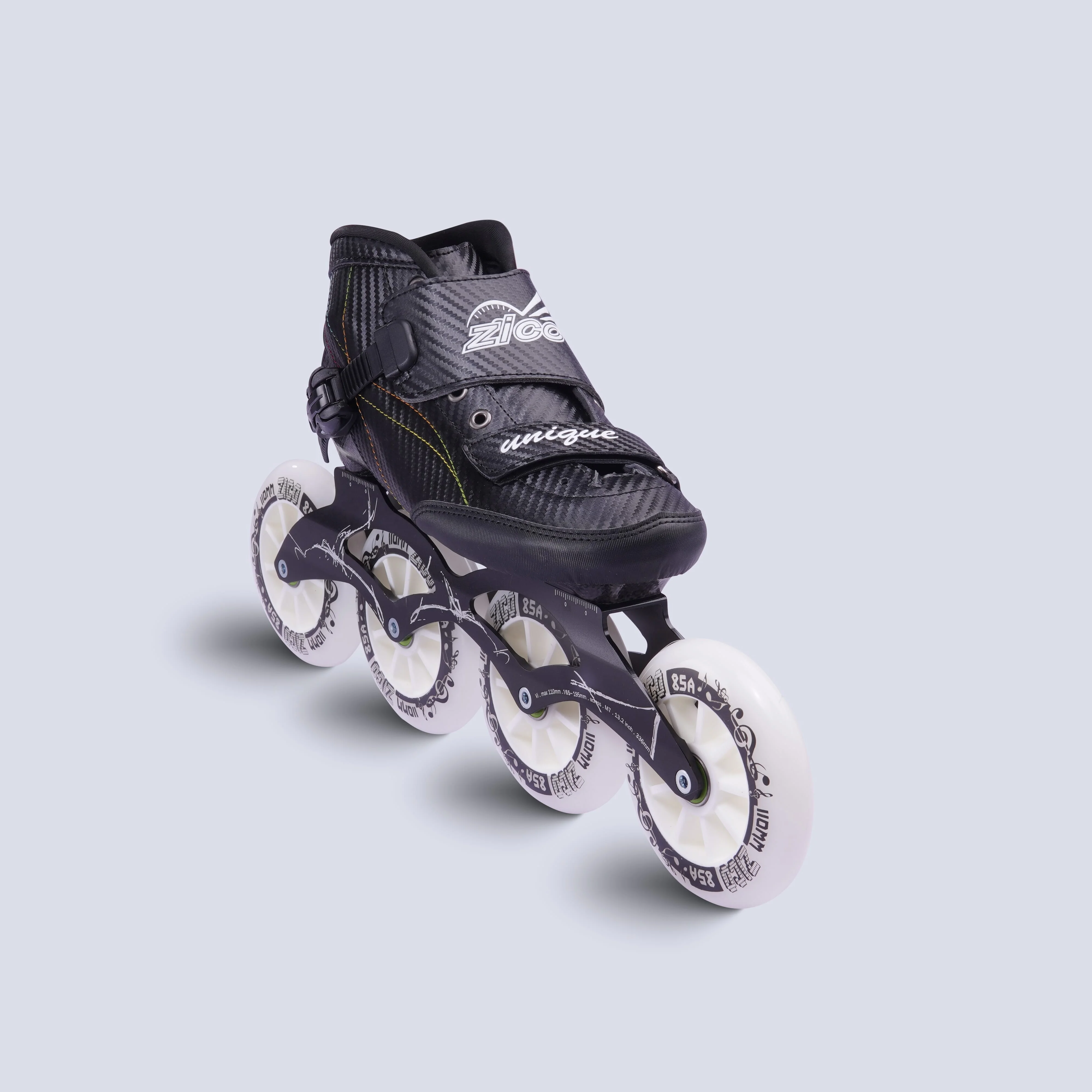 卸売1個MOQプロ仕様軽量4輪カーボンファイバーインラインスピード