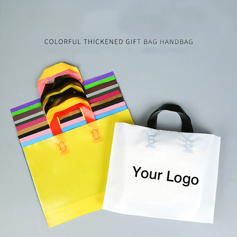 Custom Logo Biodegradable Plastic Shopping Bag Making Machine Packaging