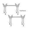Nipple ring Silver