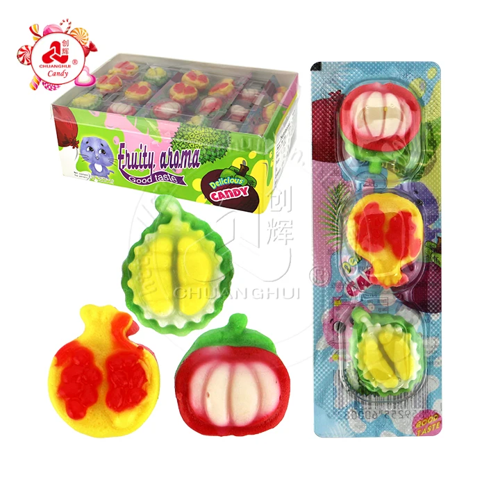 fruits shape candy