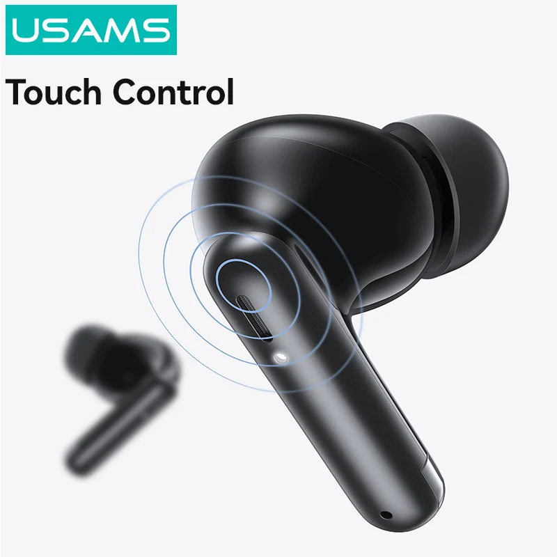 USAMS IF27 Cheap Touch Control Smart Handfree Wireless Earbuds Bluetooth Waterproof Gaming In-Ear Headphones Earphones