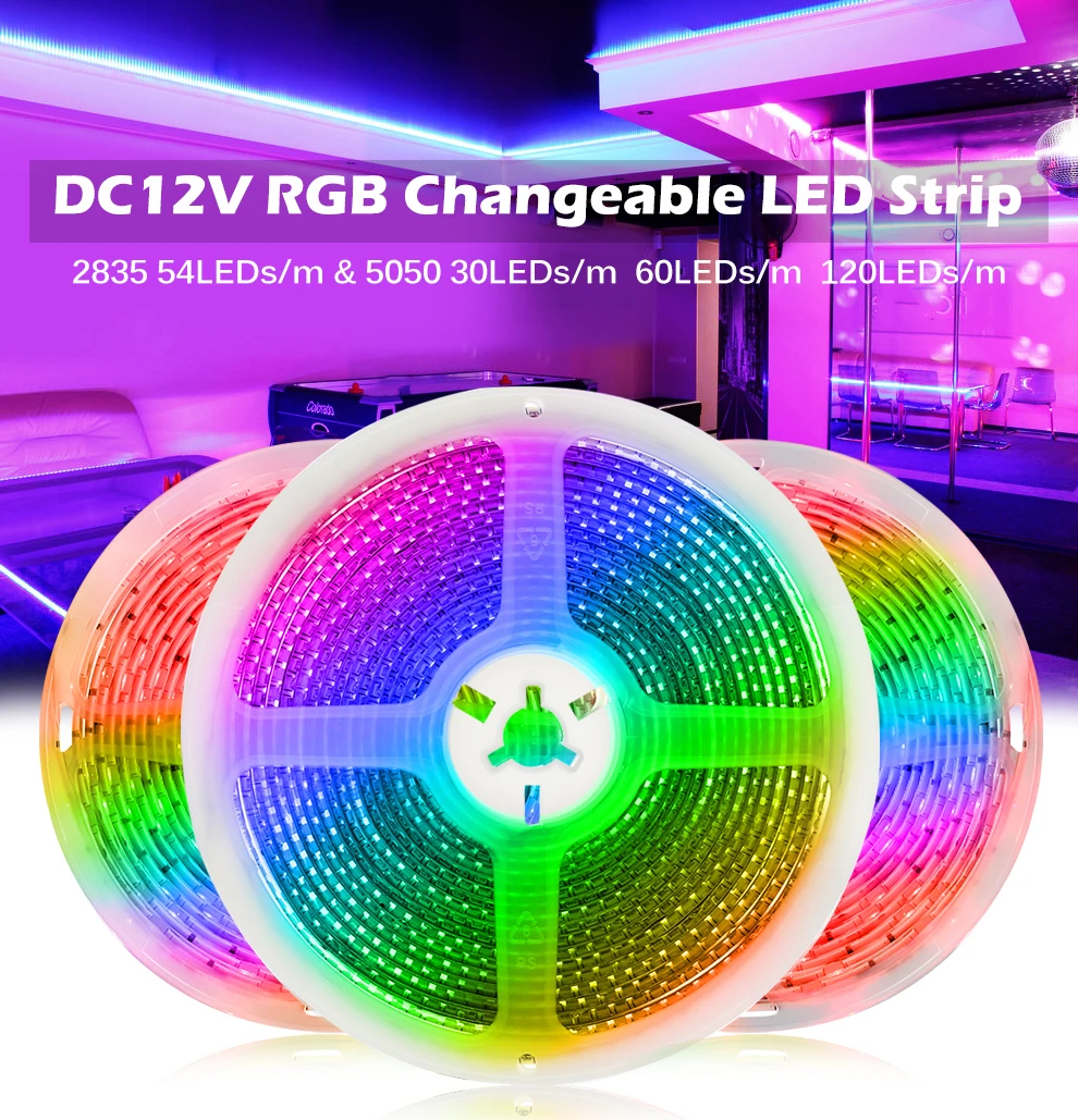 Bedroom 5050 Rgb 10m 50ft Cheap Backlight Outdoor Waterproof Led Strip