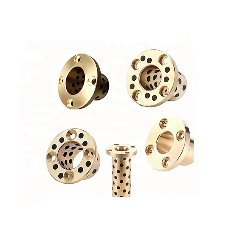 Flanged Oilite Bush Jdb Flange Linear Sliding Bearing Graphite Bronze Bushing Buy Graphite
