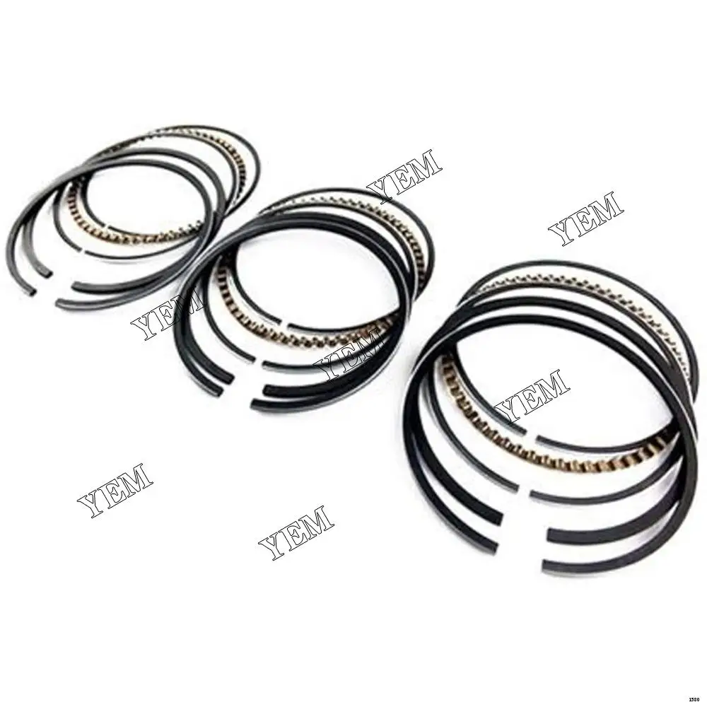 Excavator Parts New 3 Sets STD Piston Ring for Mitsubishi K3D Diesel Engine Excavator Tractor