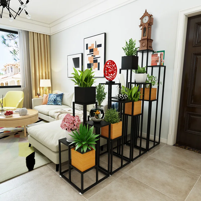 Modern Simple Storage Rack Stands Home Room Dividers with Storage Racks ...