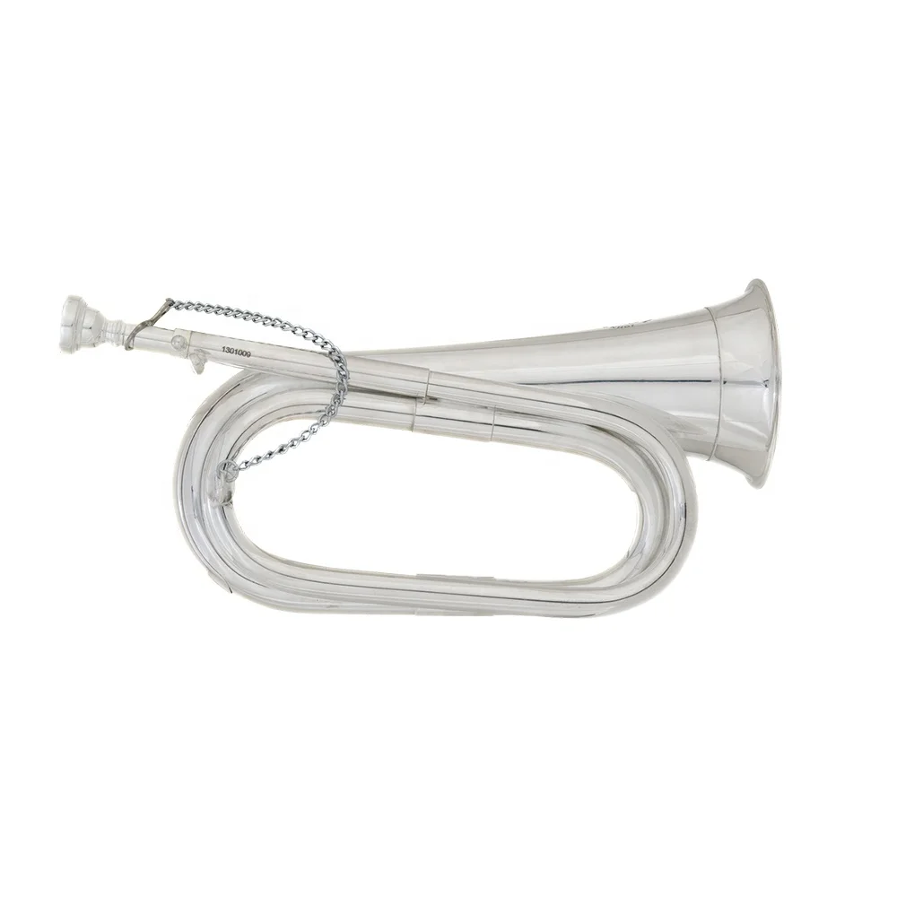 High Quality Mini Bugles Trumpet with BB Tone Brass Body & Nickel Plated Surface OEM Acceptable JYBU605N