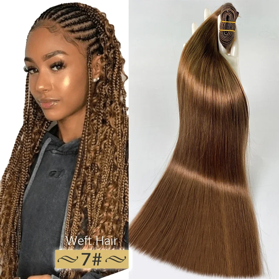 Steil Menselijk Haar Bundels Haarextensies Voor Vrouwen 613 99j 30 Inch Zwart Effen Kleur Ruwe Braziliaanse Vlecht 100% Menselijk Haar_voghion.com