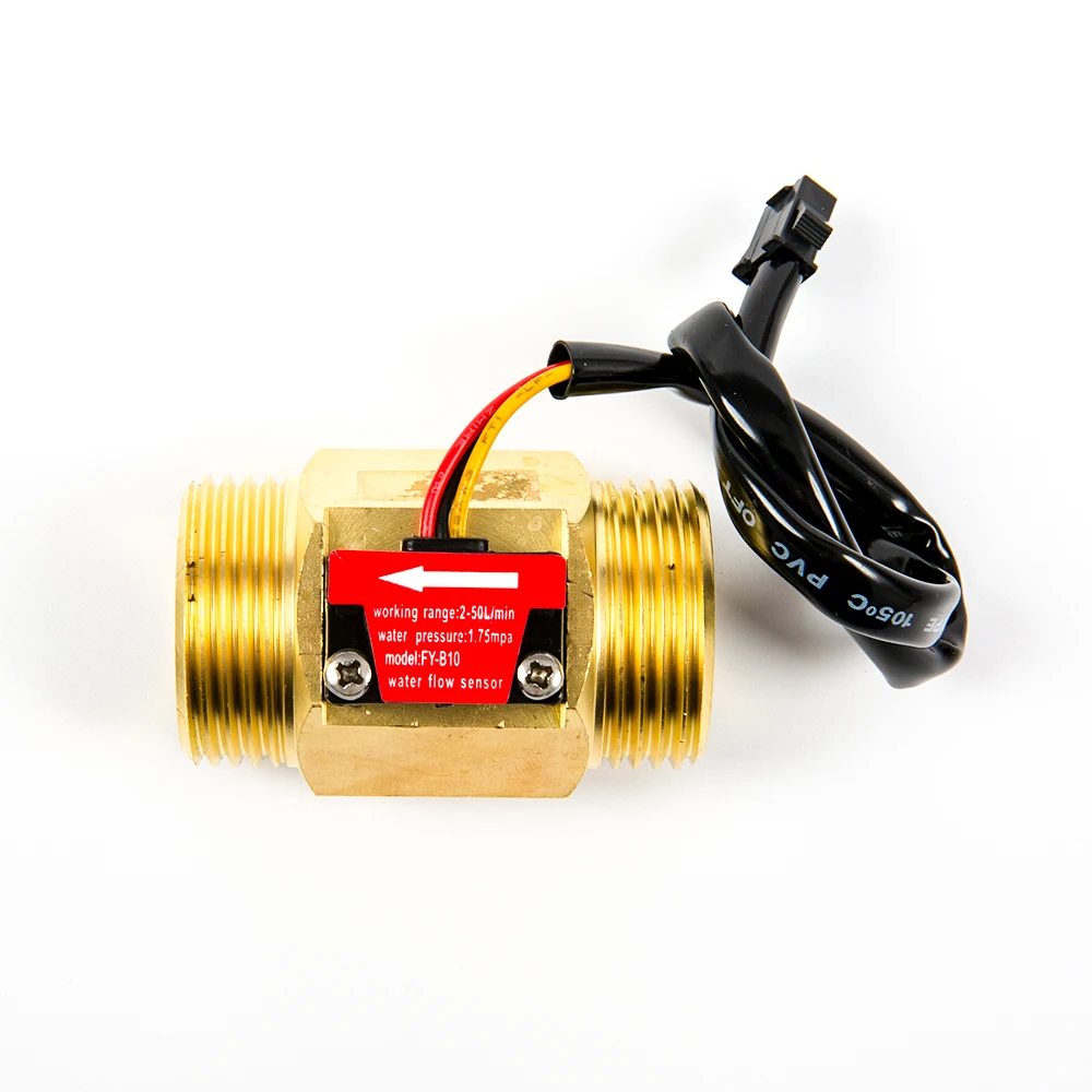 Yfb10 G11inch Water Diesel Brass Dn25 Hall Effect Turbine Flow Sensor