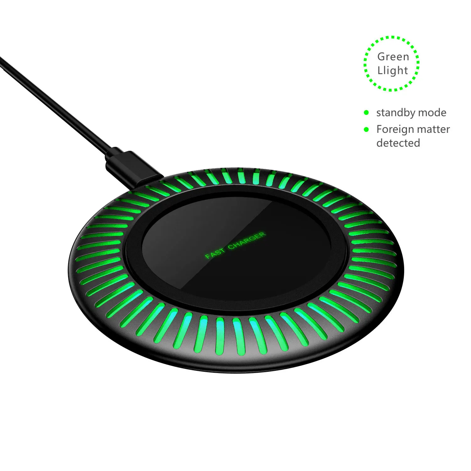 ultra thin charging ufo lamp