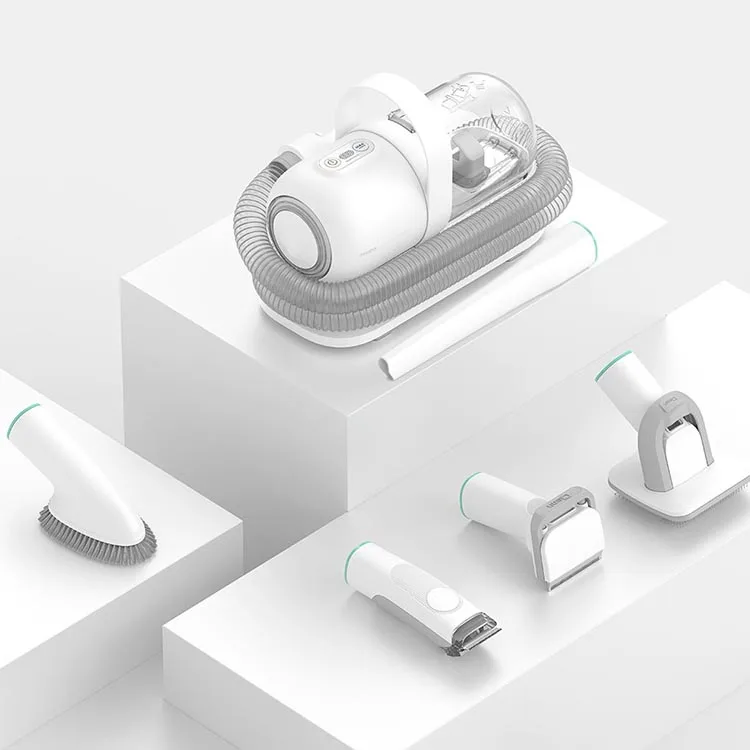 5in1 Dog Grooming Kit With Innovative Pet Vacuum Cleaner Brush