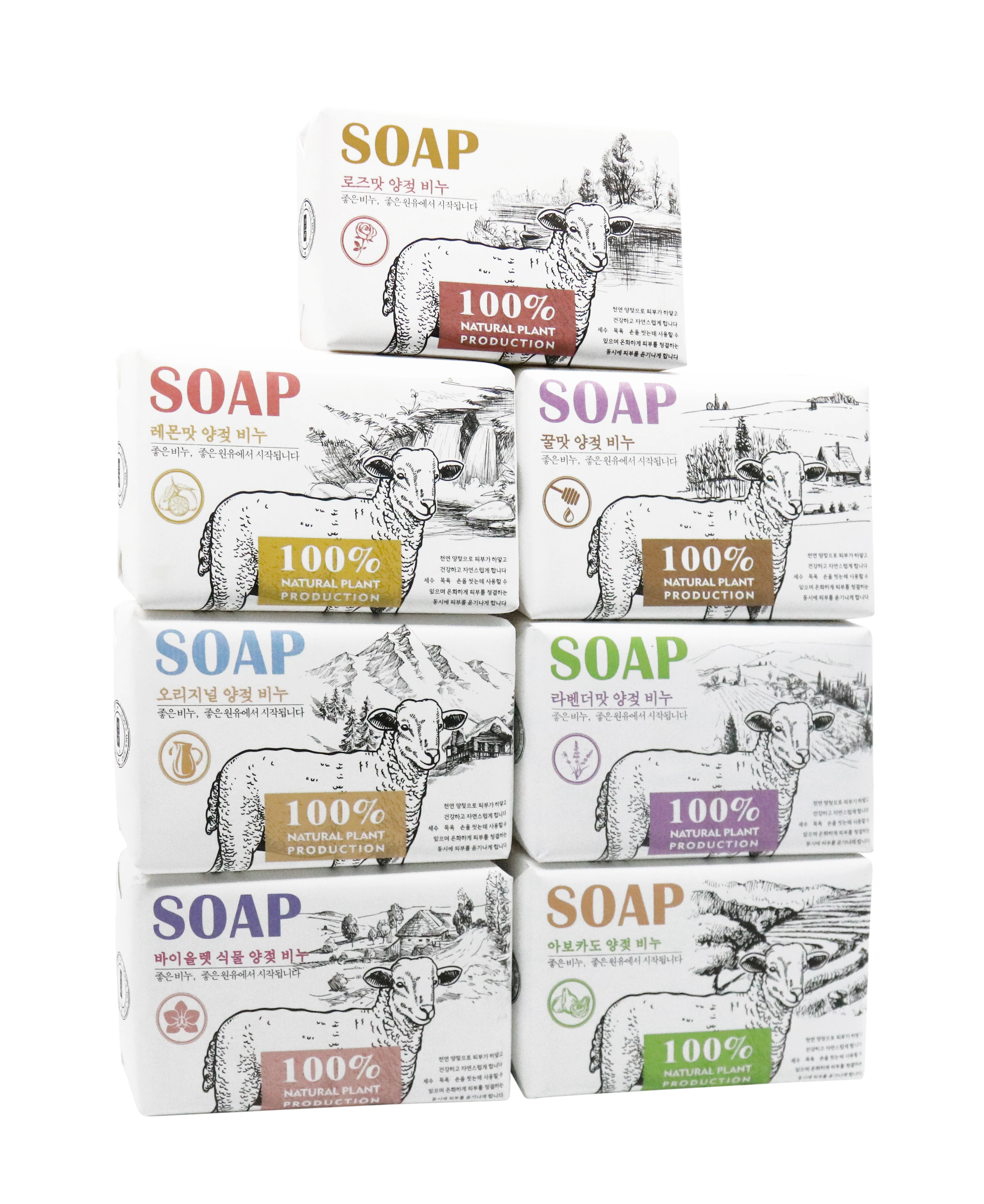 Manufacturer OEM Bulk Skin Whitening Goat Milk Organic Soap Natural