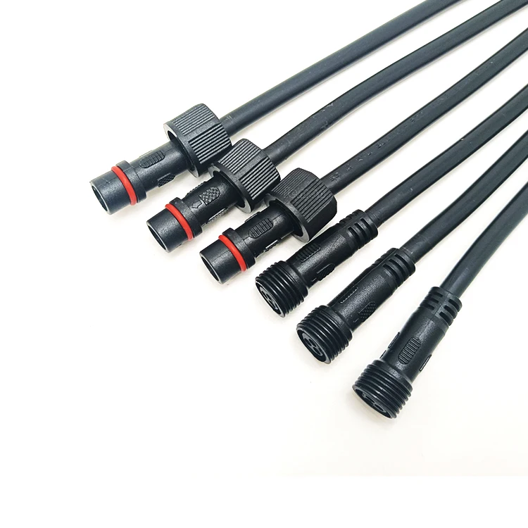 M12 M8 Electrical Wire Connector IP67 Male Female 2 3 4 Pin LED Power Cable Waterproof Connector