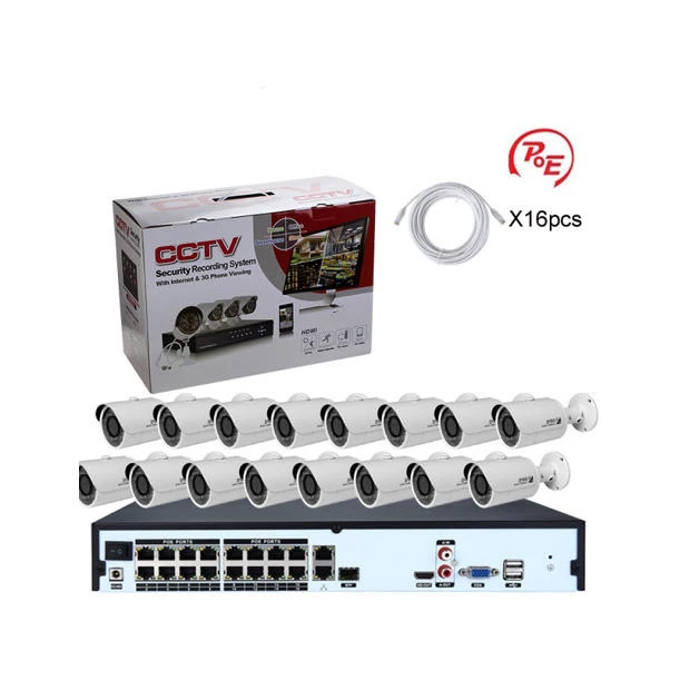 Customized 16CH POE IP Camera NVR Kit with 6TB Storage and HI3536D Chipset for High-Performance Surveillance