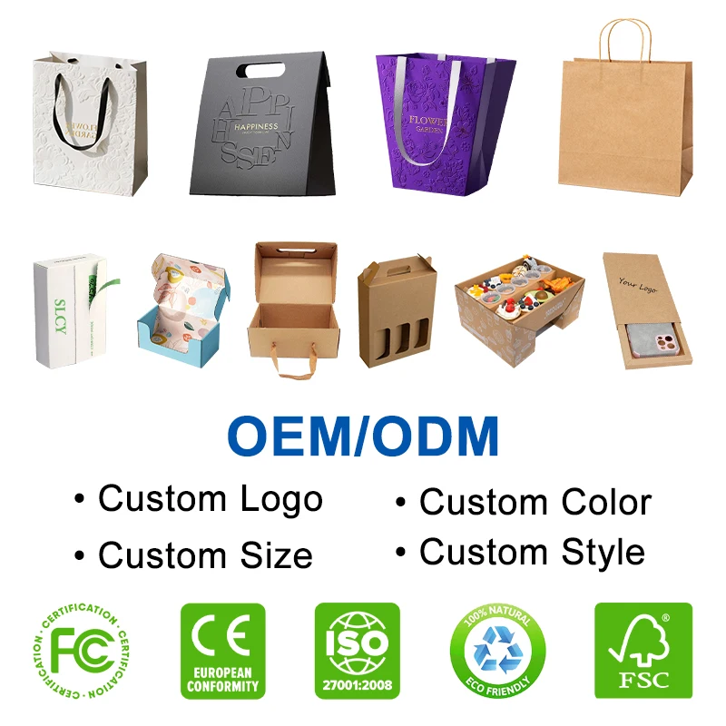 High Quality Christmas Gift Packing Hamper Customized Paper Box Tray Food Packaging Cardboard Tray