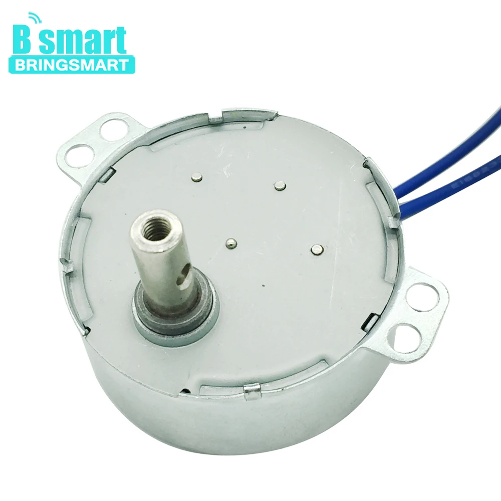 BRINGSMART TYC-50 TYC-50(T) Plastic Gear or Metal Gear 12V 24V 220V 110V CW CCW CW/CCW Mini AC Electric Motor Synchronous Motor