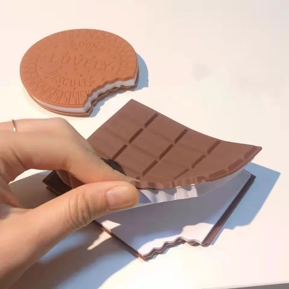 Wholesale High-Appearance Mini Notebook Scented Chocolate Notepad with Loose Leaf Mini Memo Book