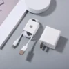 Chargeur US 66W + Câble Blanc