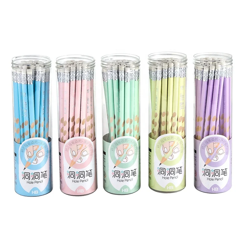 Карандаш 7 дюймов с ластиком и логотипом под заказ карандаш из липы треугольной формы для детей