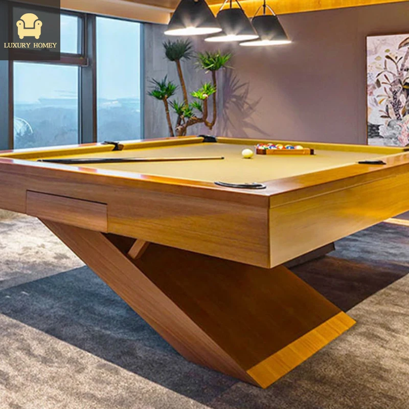High End  Professional  Custom Solid Wood  Billiard  Modern Pool Table