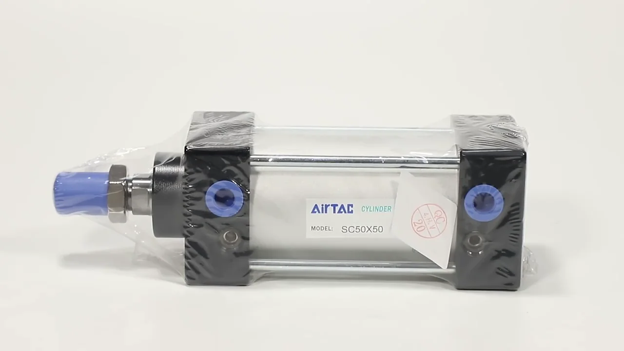 AIRTAC SC63X25*50X75X100X125X150X200 Aluminium Alloy Standard Cylinder  Compact Pneumatic air Cylinders Pneumatic Double Acting| Alibaba.com